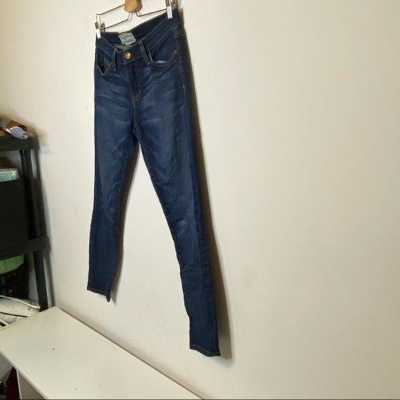 Current/Elliott The Stiletto Mid Rise Cropped Fitted leg Skinny Jeans Size 27 - Picture 5 of 12